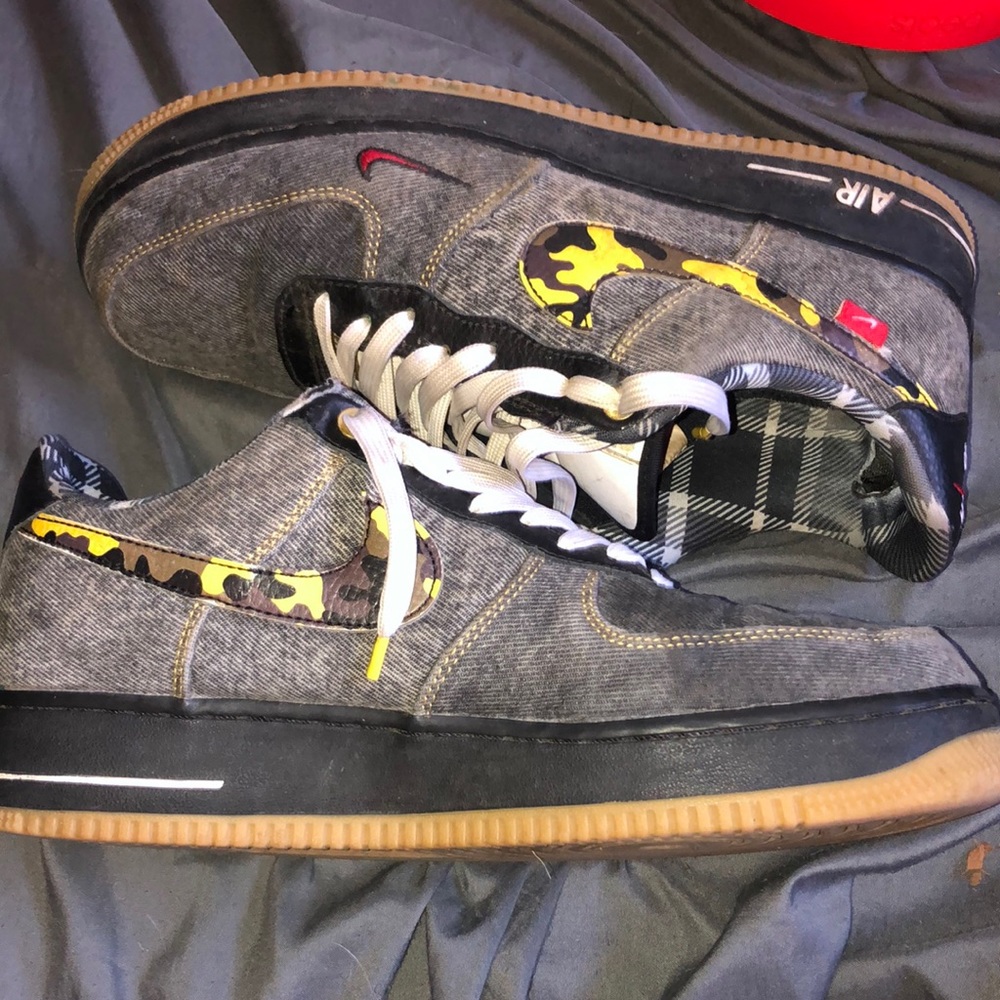 Nike Air Force 1 “ Camo Denim Remix” mid condition
